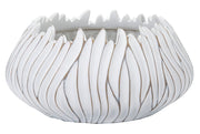 Vază Mauro Ferretti Gaspeau, Alb Spălat, Ø40 cm