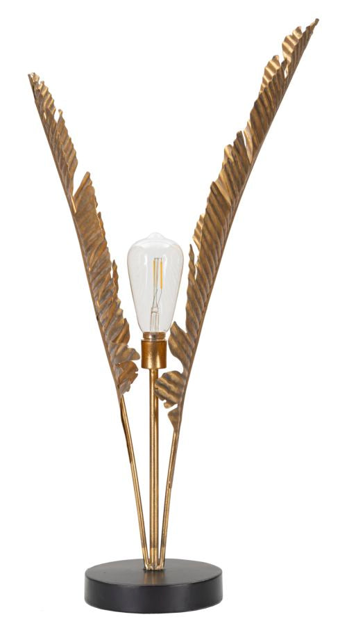 Veioză Mauro Ferretti Palmier, Auriu, Ø26 cm