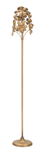 Suport Lumânări Mauro Ferretti Flowy, Auriu, Ø17 cm, L:17cm