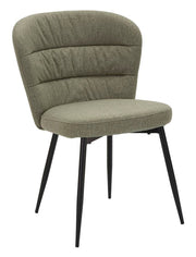 Scaun Mauro Ferretti Losanna, Verde/Negru, 58x85 cm