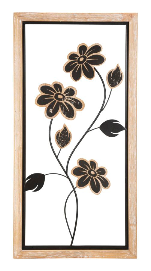 Decorațiune Perete Mauro Ferretti Girish, Maro/Negru, 30x60, 000A