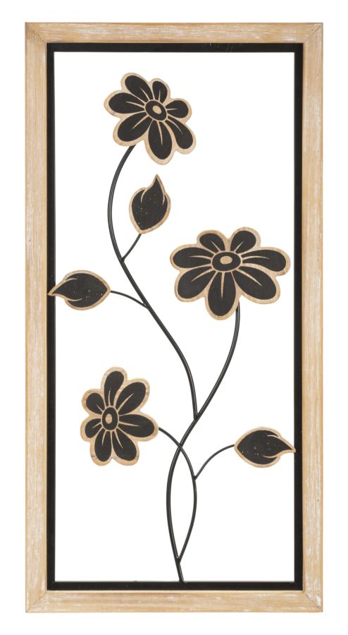Decorațiune Perete Mauro Ferretti Girish, Maro/Negru, 30x60, 000B