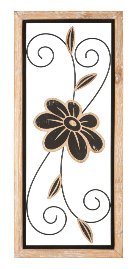 Decorațiune Perete Mauro Ferretti Koman, Maro/Negru, 26x60, 000A