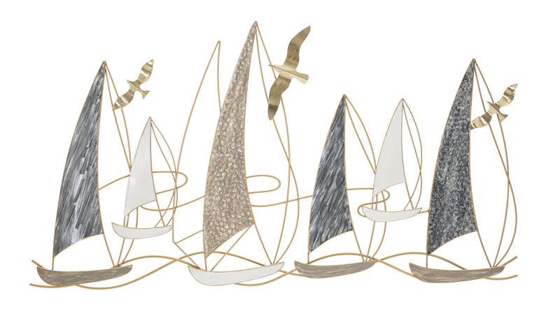Decorațiune Perete Mauro Ferretti Boat, 124x70 cm