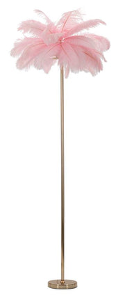 Lampadar Mauro Ferretti Palmier, Roz/Auriu, Ø55 cm