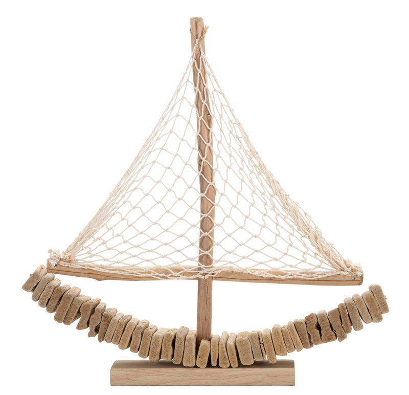 Decorațiune Mauro Ferretti Boath Natură, Natural, 45x45 cm