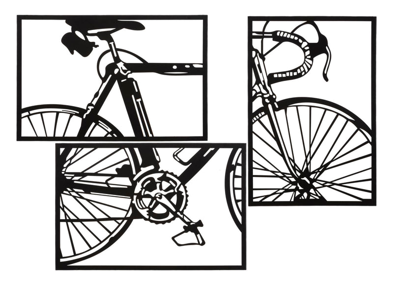 Decorațiune Perete Mauro Ferretti Bike, 40x60 cm