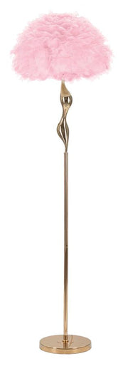 Lampadar Mauro Ferretti Subțire, Auriu/Roz, Ø50 cm