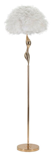 Lampadar Mauro Ferretti Subțire, Auriu/Alb, Ø50 cm