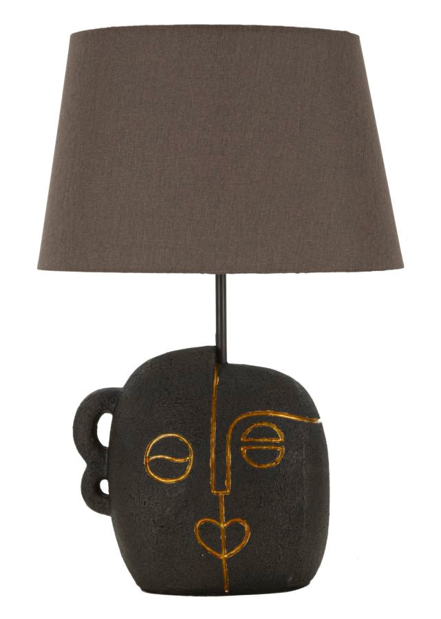Veioză Mauro Ferretti Tribal, Maro/Auriu, Ø30 cm