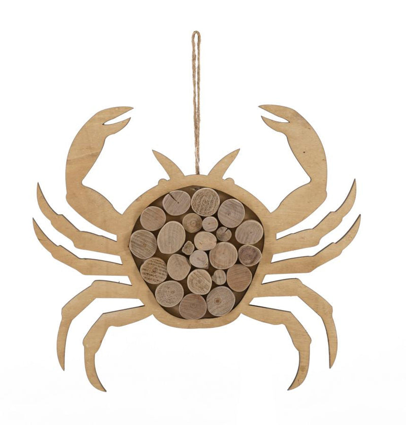 Decorațiune Perete Mauro Ferretti Crab Natură To, Natural