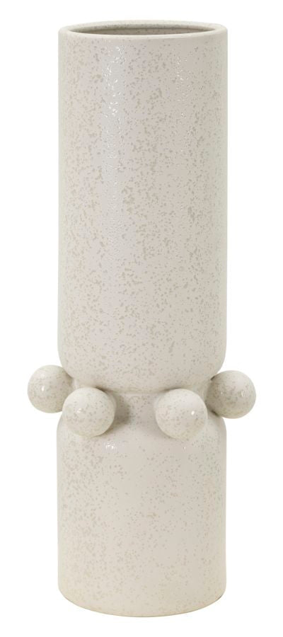 Vază Mauro Ferretti Bubbles, Crem, Ø16 cm, L:16cm x P:16cm x