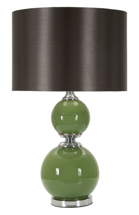 Veioză Mauro Ferretti Eva Two, Verde/Gri, Ø38 cm