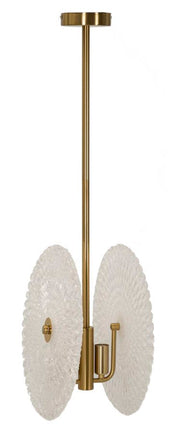 Plafonieră Mauro Ferretti, Auriu/Alb, 35x80 cm