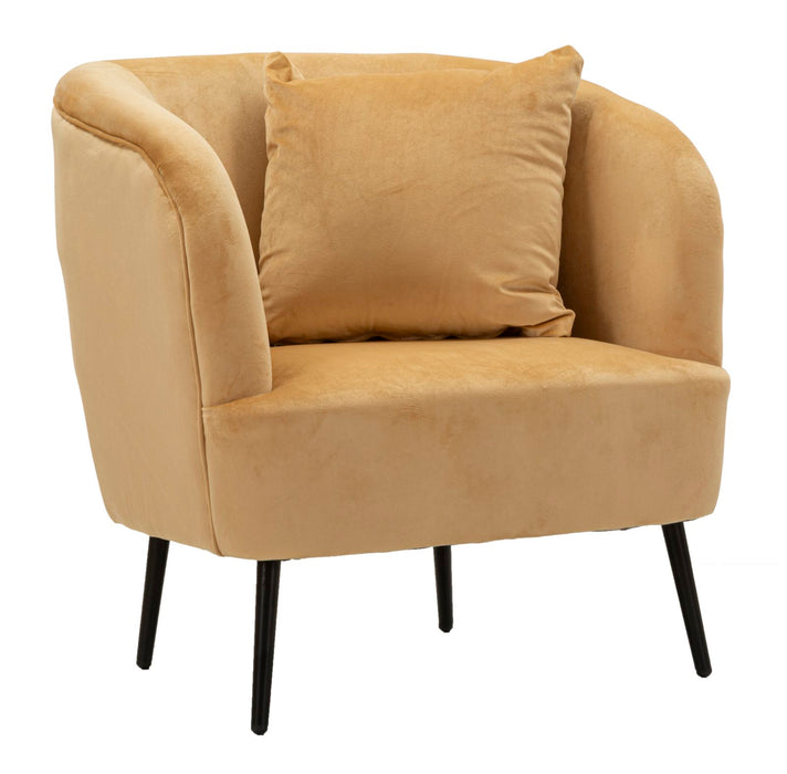 Fotoliu Mauro Ferretti Armchair, maro, 73×66×78 cm, cu pernă
