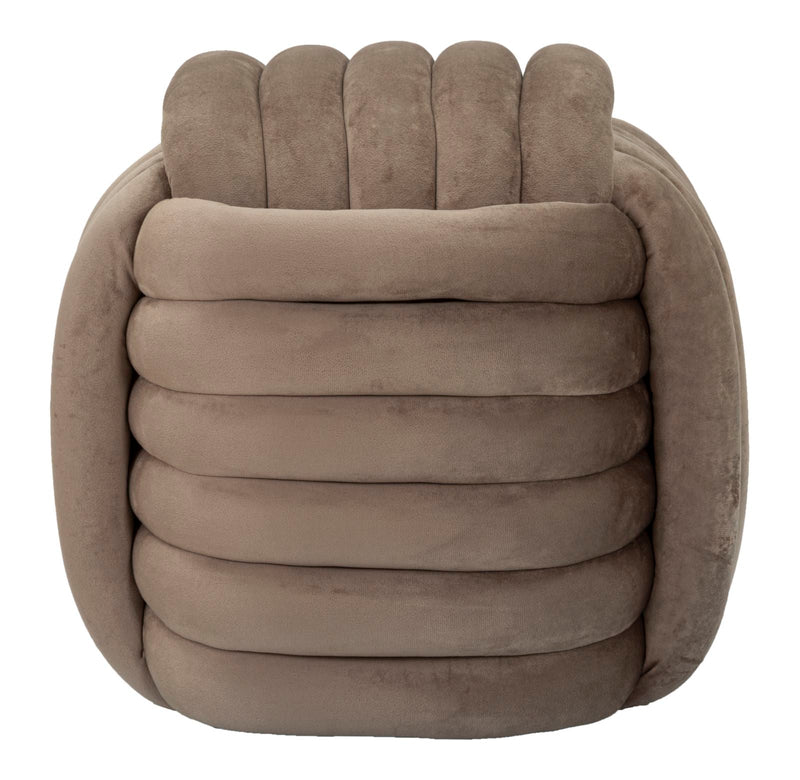 Taburet Mauro Ferretti Softy, Gri, 45x45 cm