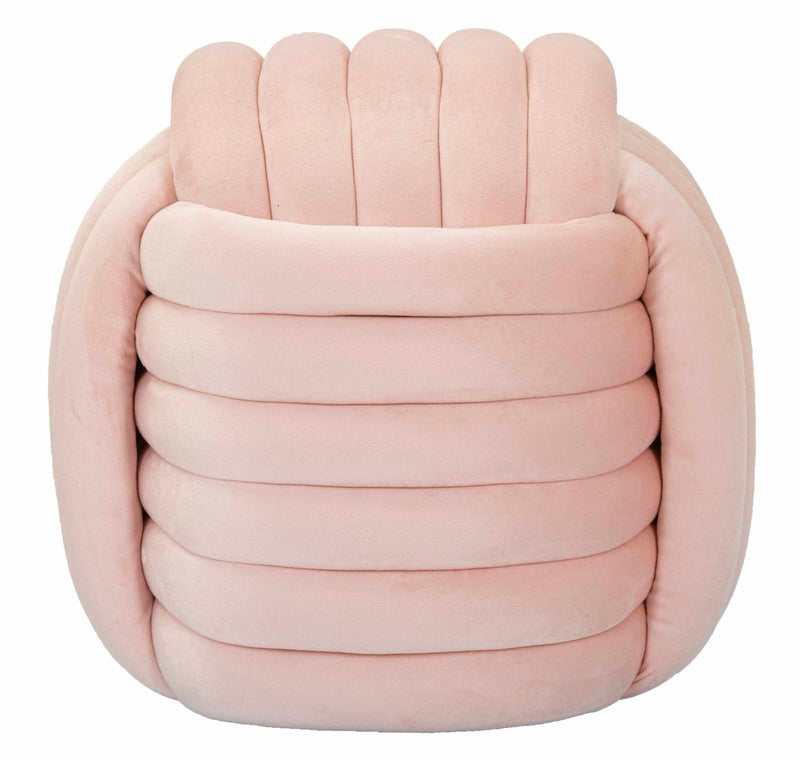 Taburet Mauro Ferretti Softy, Roz, 45x45 cm