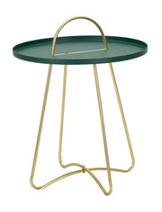 Suport Vaze Mauro Ferretti Grent, Verde/Auriu, Ø45 cm