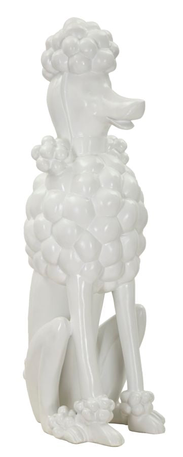 Decorațiune Mauro Ferretti Câine, Alb, 20x61 cm