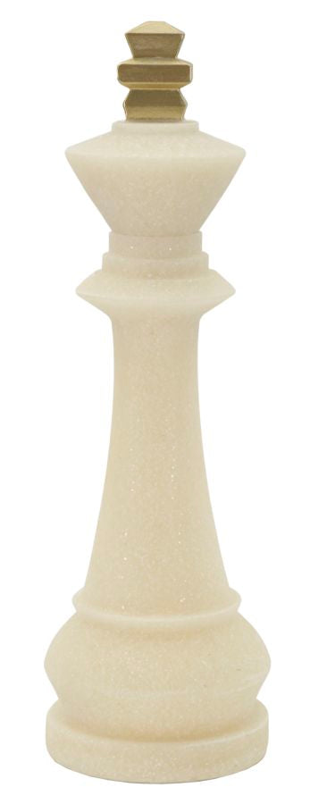 Decorațiune Mauro Ferretti Rege Quarzy, Alb/Auriu, Ø13 cm