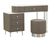 Noptieră Mauro Ferretti Sharon Legs, Gri/Argintiu, Ø36 cm