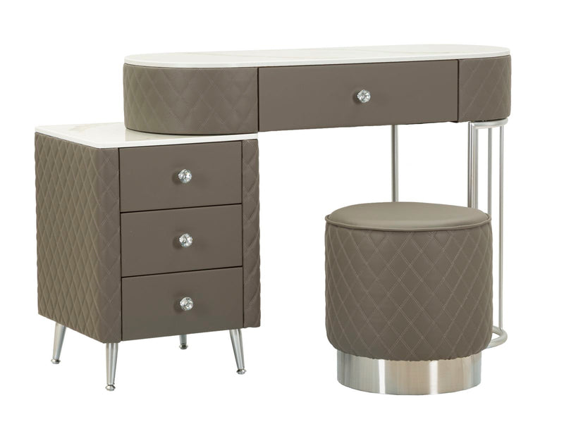 Noptieră Mauro Ferretti Sharon Legs, Gri/Argintiu, Ø36 cm