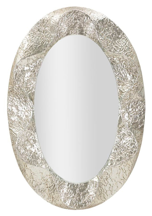 Oglindă Mauro Ferretti Argelux Oval, Argintiu, 88x128 cm