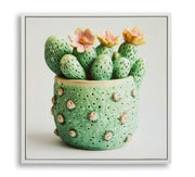 Tablou Mauro Ferretti Cactus Jar, 40x40 cm, 000A
