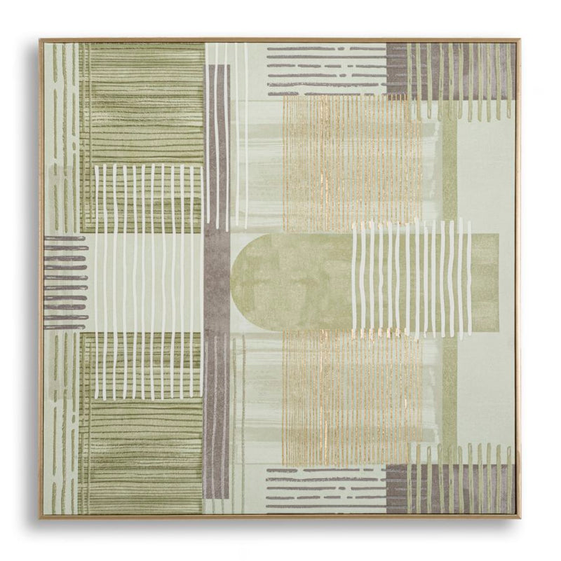Tablou Mauro Ferretti Printed Lines, 60x60 cm