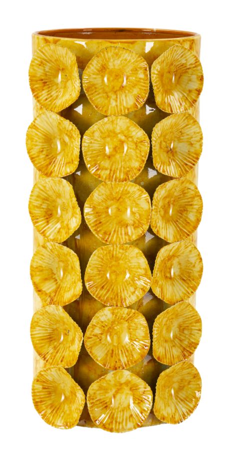 Vază Mauro Ferretti Pot Picătură, Yelllow, 16x33 cm