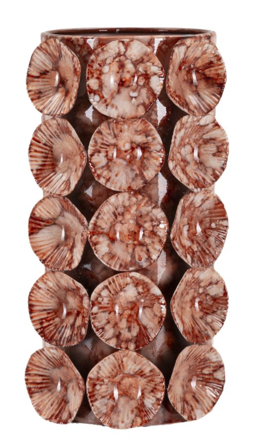 Vază Mauro Ferretti Pot Picătură, Roșu, 12x24 cm