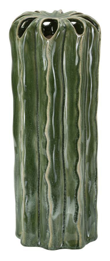 Vază Mauro Ferretti Înalt Cactus Pot, Verde, Ø12 cm, L:12cm