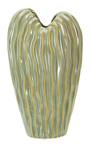 Vază Mauro Ferretti Venice, Verde, 22x39 cm