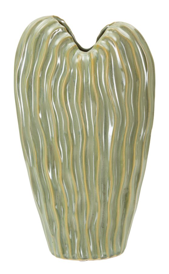 Vază Mauro Ferretti Venice, Verde, 22x39 cm