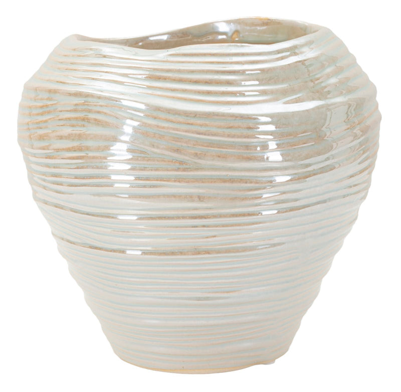 Vază Mauro Ferretti, Pearl Color, Ø22 cm