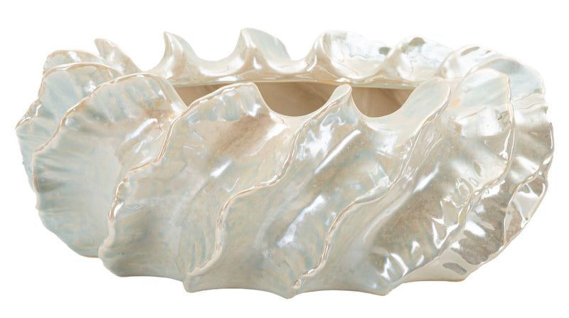 Vază Mauro Ferretti Personnel Basket 43 X, Pearl Color, 43x16 cm