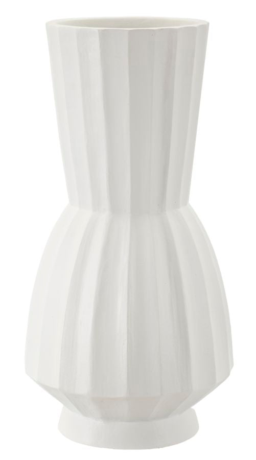 Vază Mauro Ferretti Glint Vase, Alb, Ø25 cm