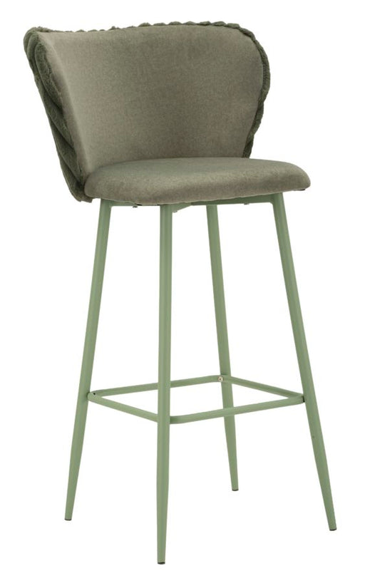 Set 2 Scaune de Bar Mauro Ferretti Alaska 55X58X106 cm, Verde