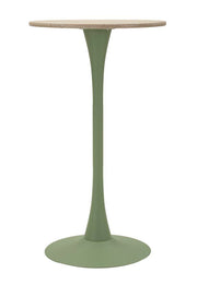 Masă Bar Mauro Ferretti Bar Alaska, Verde/Crem, Ø60 cm