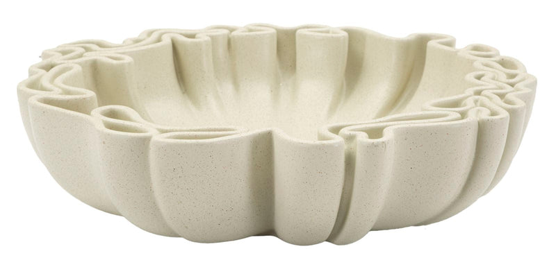 Tavă Decorativă Mauro Ferretti Stons Tray40,, Crem, 40x10 cm