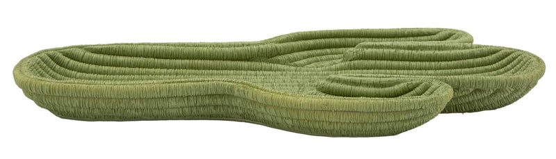 Tavă Decorativă Mauro Ferretti Cactus Tray, Verde, 34x20 cm