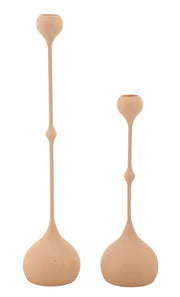 Suport Lumânări Mauro Ferretti Slimmy, Roz/Auriu, Ø8 cm