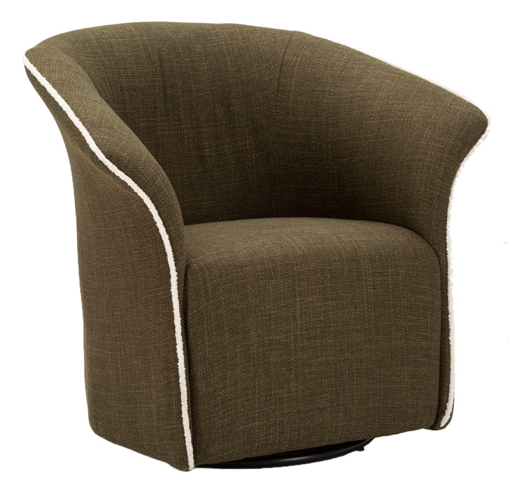 Fotoliu rotativ Mauro Ferretti Siena, verde, 83.5×66×80 cm, rotativ