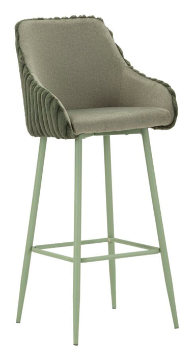 Set 2 Scaune de Bar Mauro Ferretti Alaska 52X46X111 cm, Verde