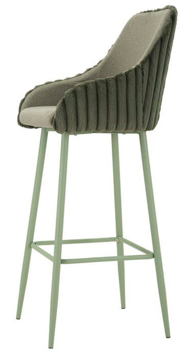 Set 2 Scaune de Bar Mauro Ferretti Alaska A 52X46X111 cm, Verde