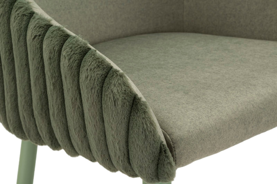 Set 2 Scaune de Bar Mauro Ferretti Alaska A 52X46X111 cm, Verde