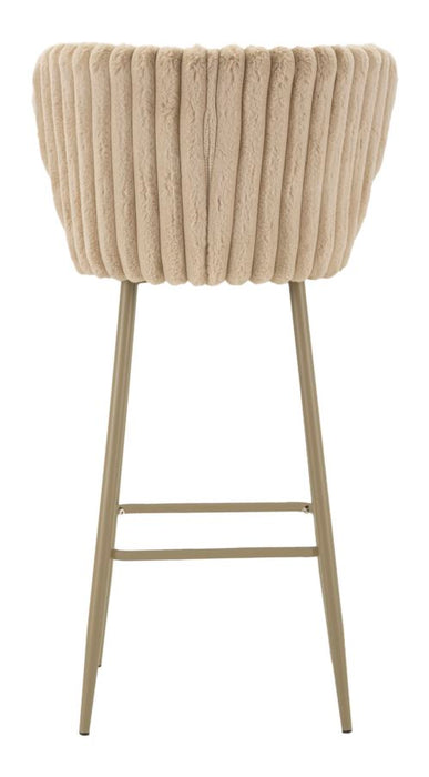 Set 2 Scaune de Bar Mauro Ferretti Alaska B 55X58X106 cm, Crem