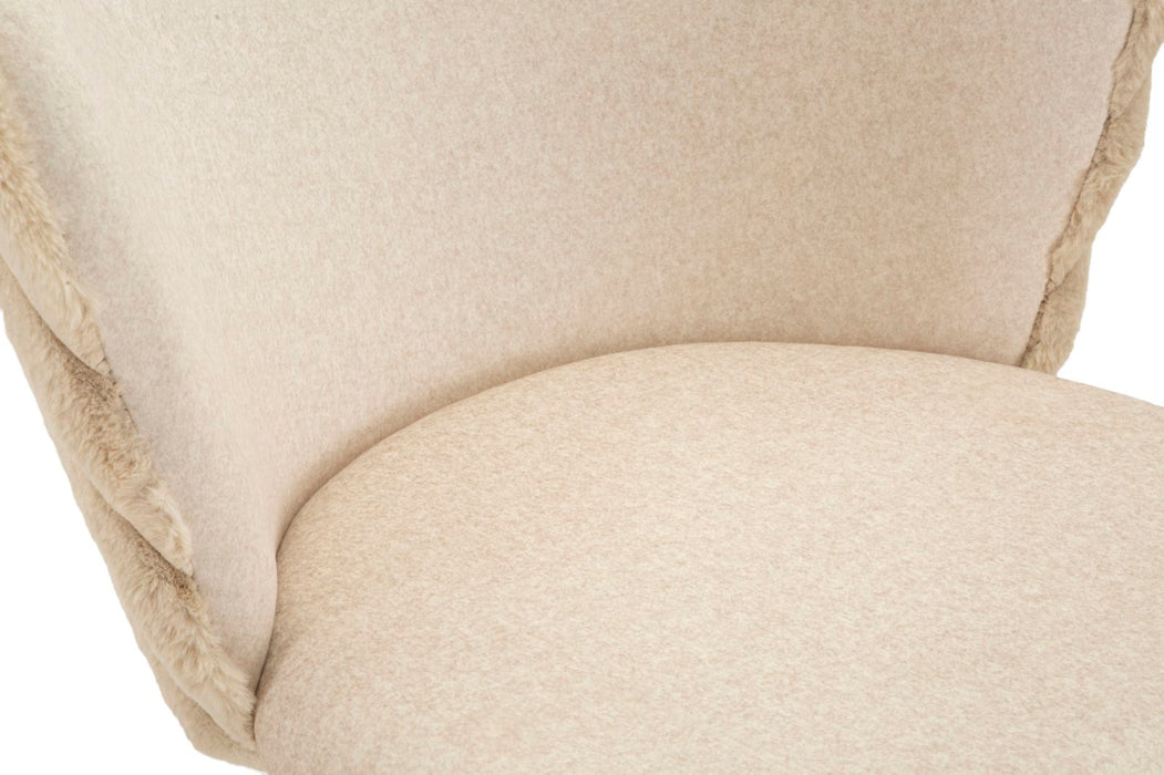 Set 2 Scaune de Bar Mauro Ferretti Alaska B 55X58X106 cm, Crem