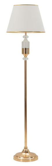 Lampadar Mauro Ferretti Gipsy, Auriu/Alb, Ø40 cm