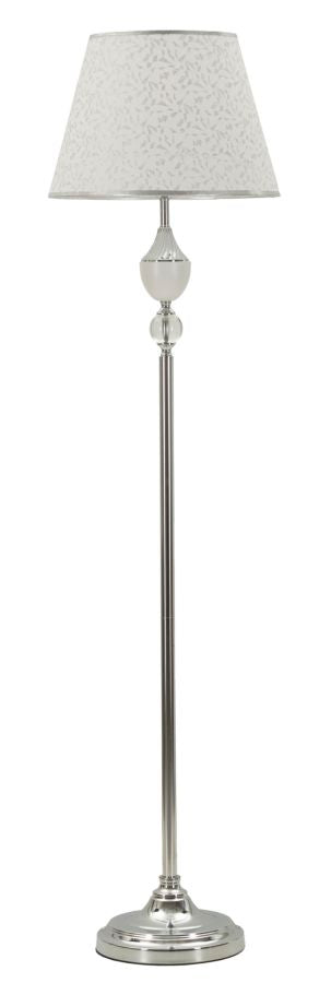 Lampadar Mauro Ferretti Kody, Argintiu/Alb, Ø40 cm